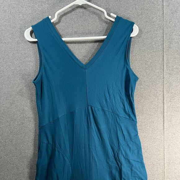 Cuddl Duds Petite Flexuear V-Neck Wide Leg Jumpsuit Viridian Teal Petite Small - Picture 4 of 15